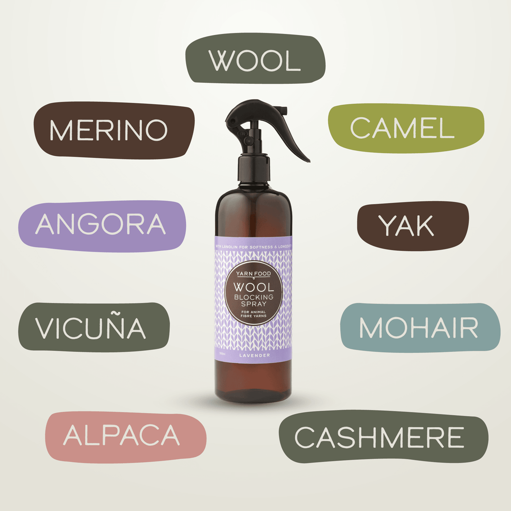 Yarn Food Wool Blocking Spray - Frankie’s British Yarn