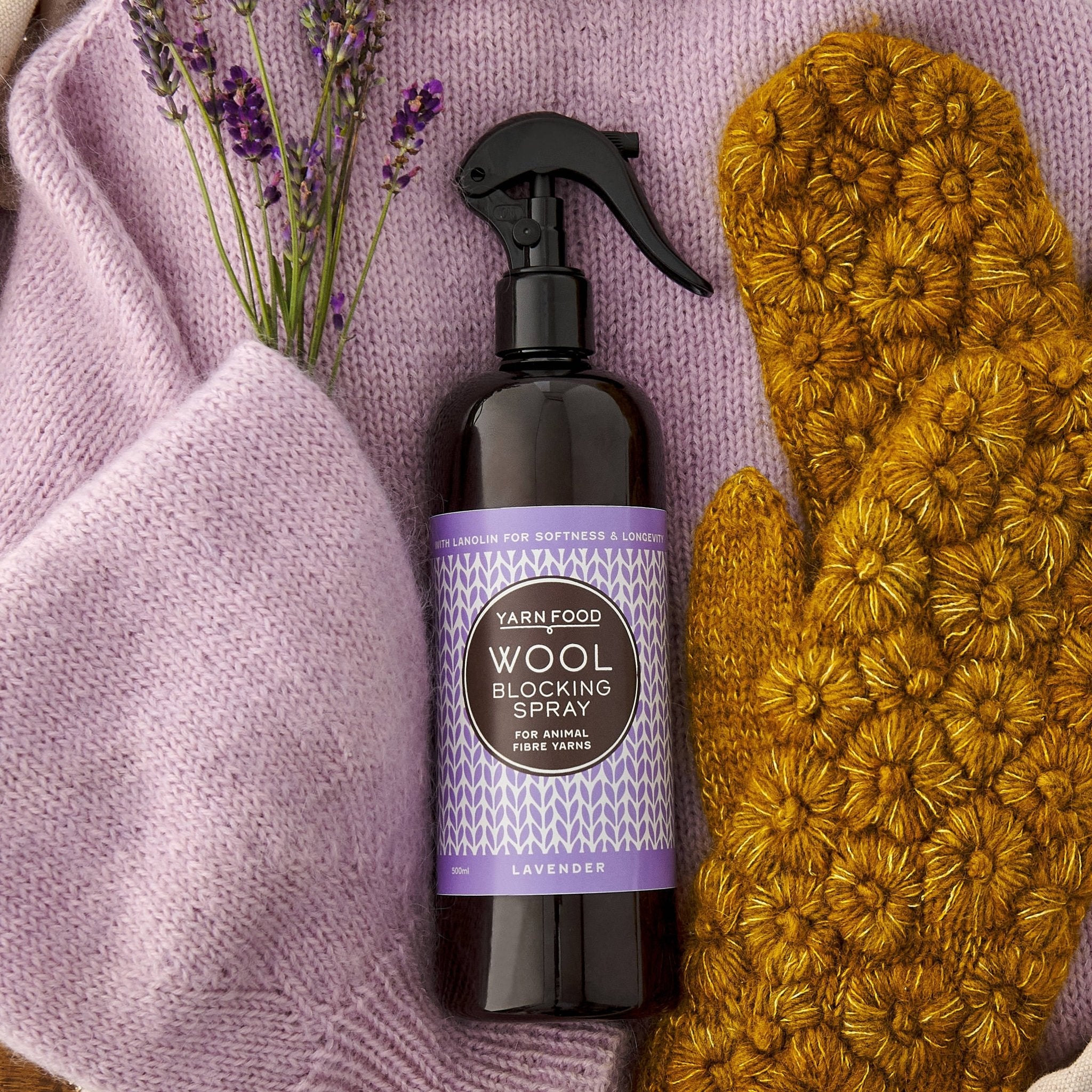 Yarn Food Wool Blocking Spray - Frankie’s British Yarn