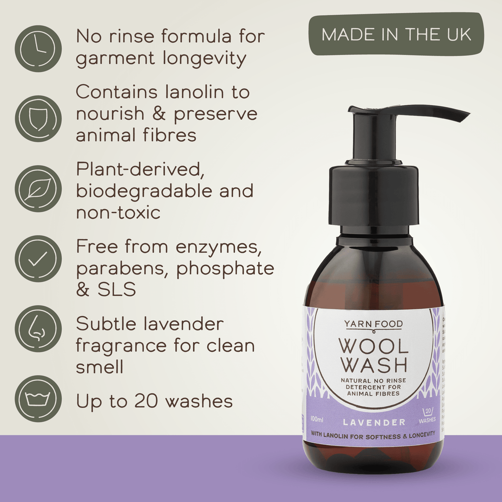 Yarn Food Wool Wash - 100ml - Frankie’s British Yarn
